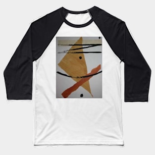 Mixed media abstract Baseball T-Shirt